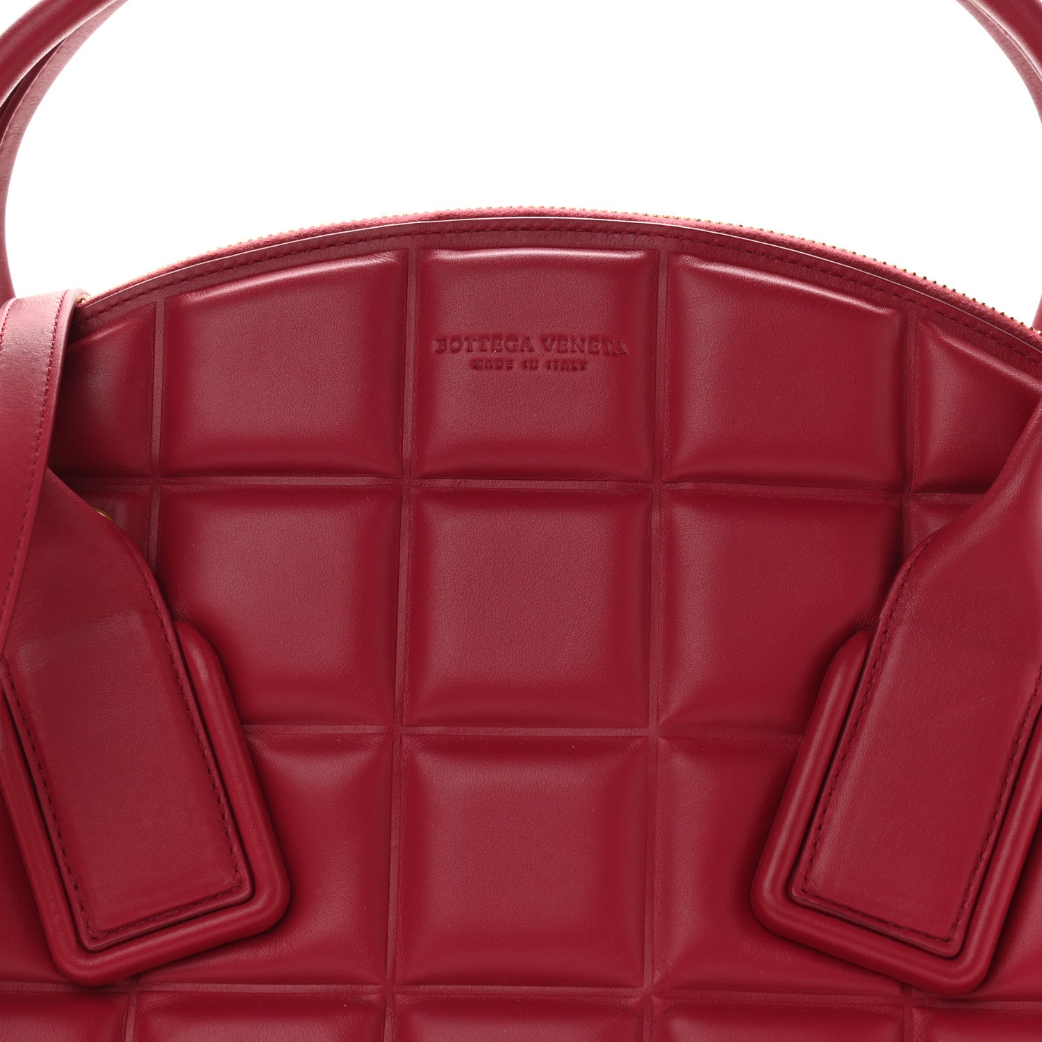 Bottega Veneta Butter Calfskin Padded Swoop Amaranto 8 of 10