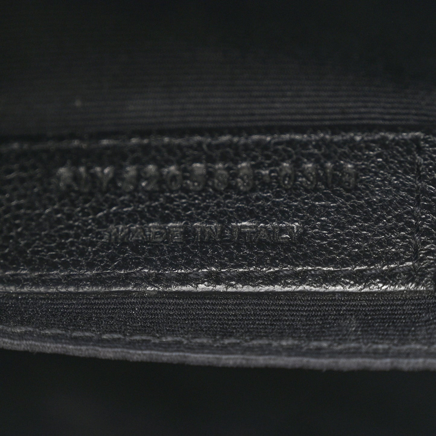 Lambskin Monogram Small Lou Camera Bag Black