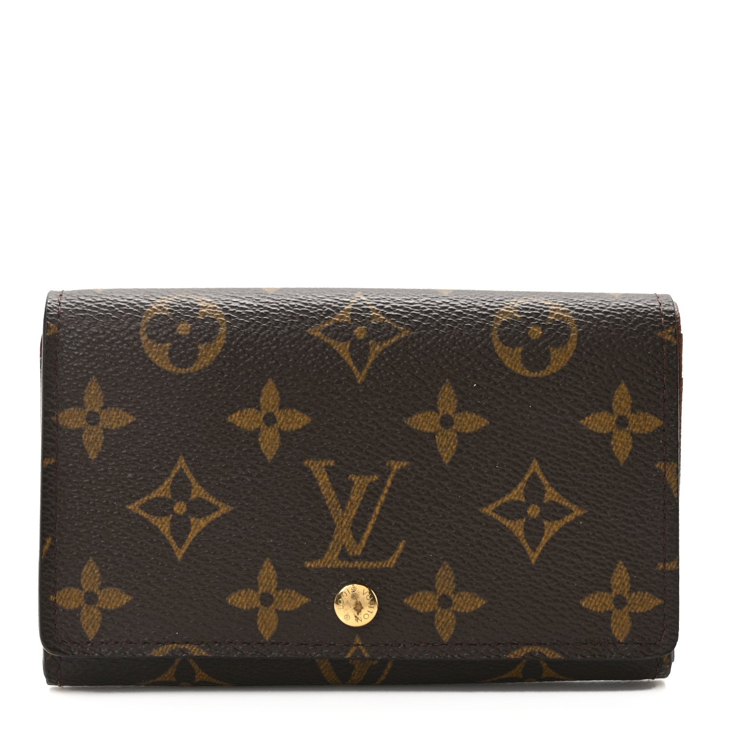 Louis Vuitton Monogram Porte-Monnaie Tresor Wallet 1 of 9