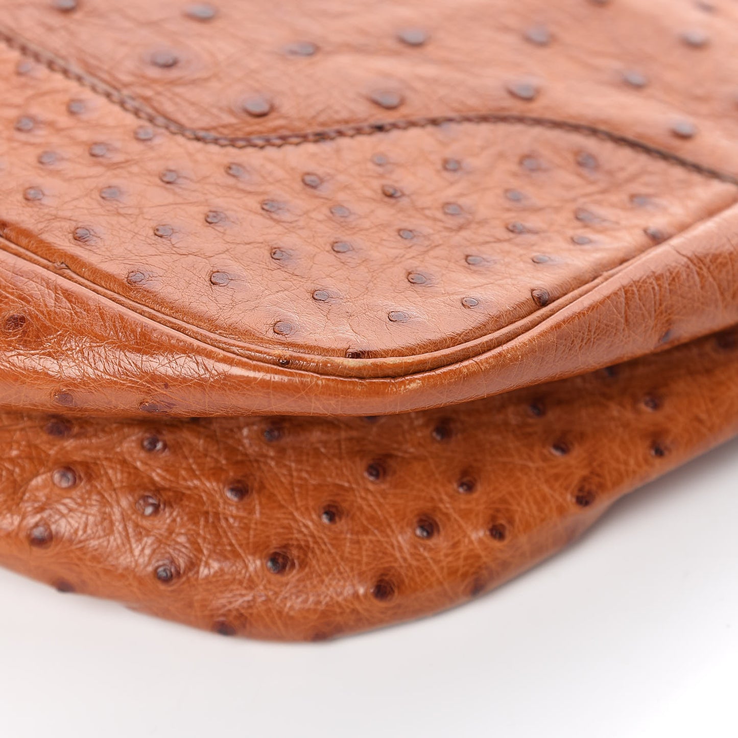 Ostrich Trim II 31 Cognac