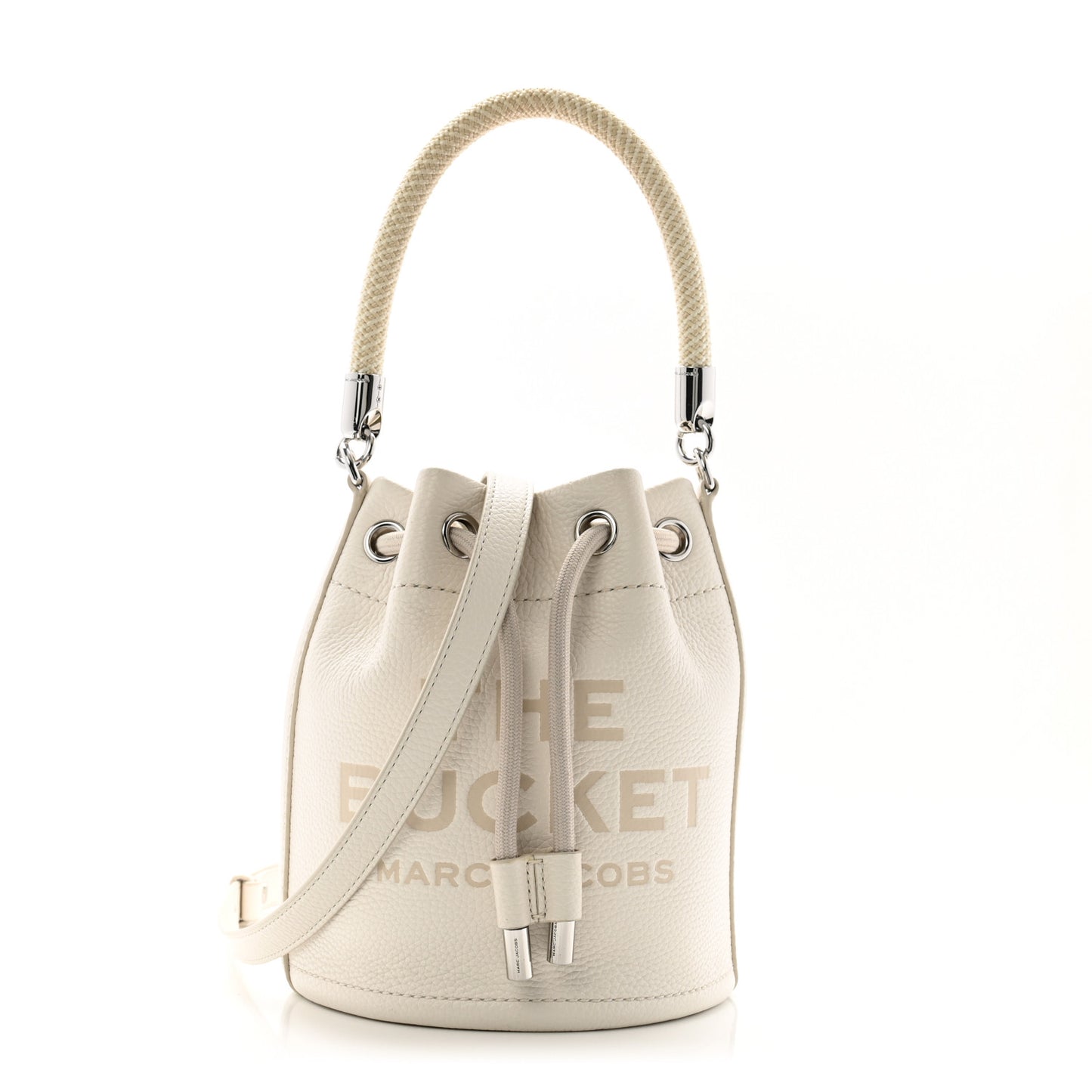 Grained Calfskin The Mini Bucket Bag Cotton