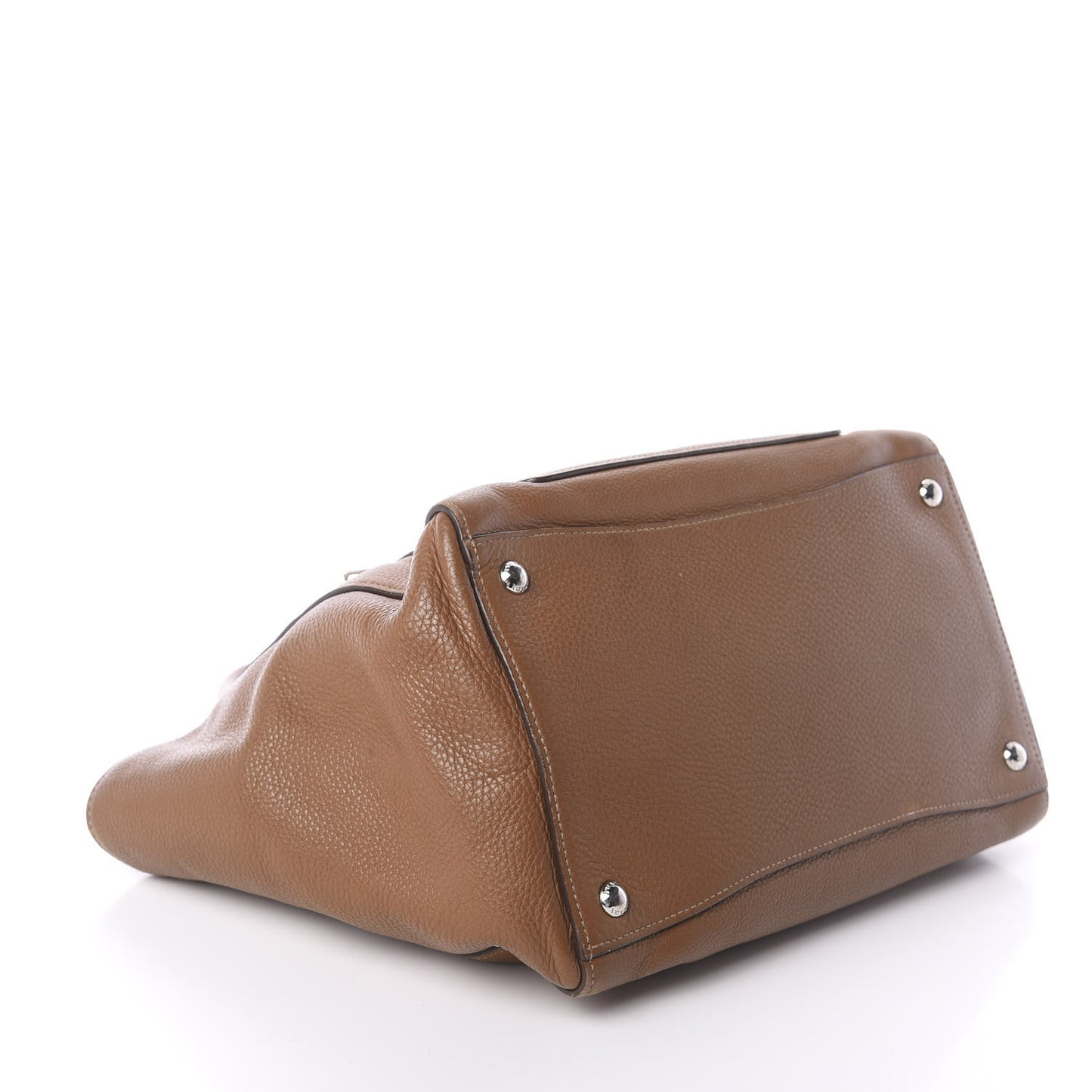 Vitello Daino Shopping Tote Cannella