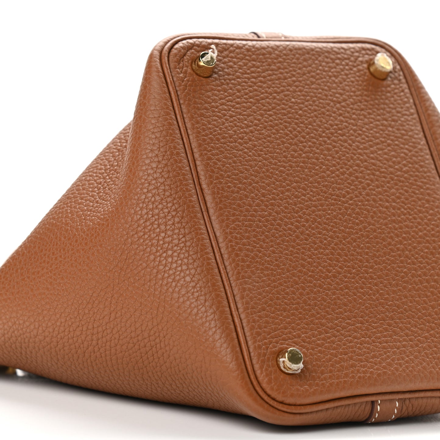 Taurillon Clemence Picotin Lock 18 PM Gold