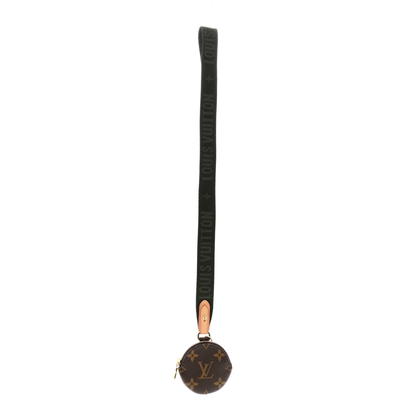 Monogram Multi Pochette Accessories Lanyard Key Holder Kaki