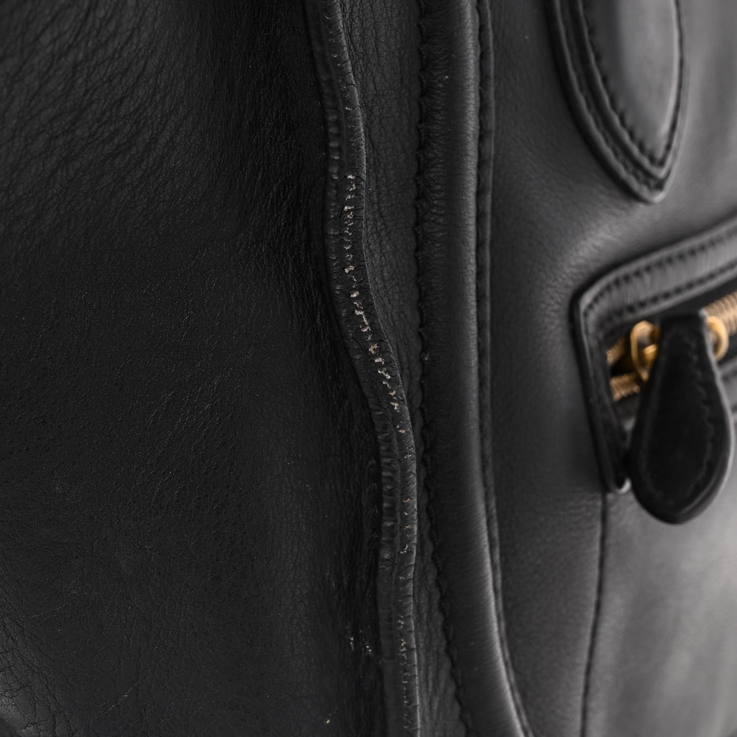 Smooth Calfskin Micro Luggage Black