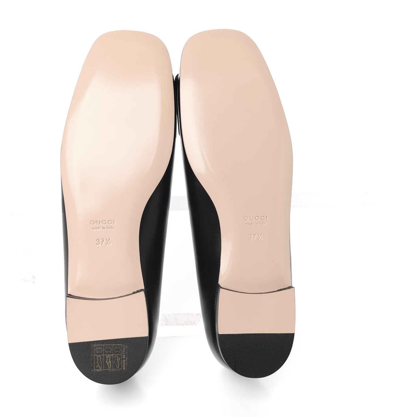 Malaga Kid Crystal Square G Madelyn Ballet Flats 37.5 Black