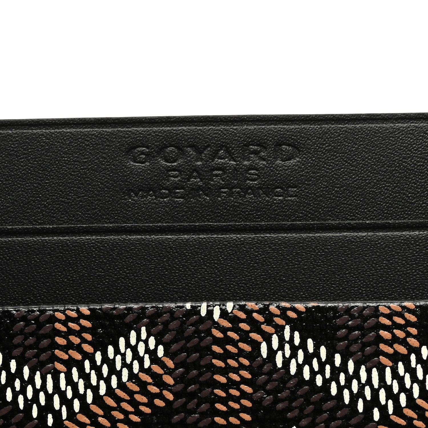 Goyard Goyardine Saint Sulpice Card Holder Black 6 of 7