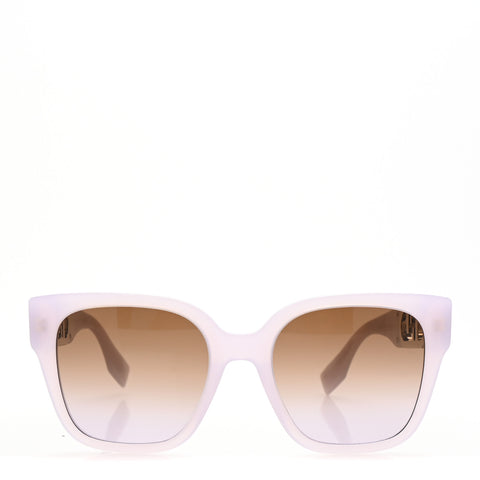 Acetate O Lock Square Sunglasses FE40063I Light Purple