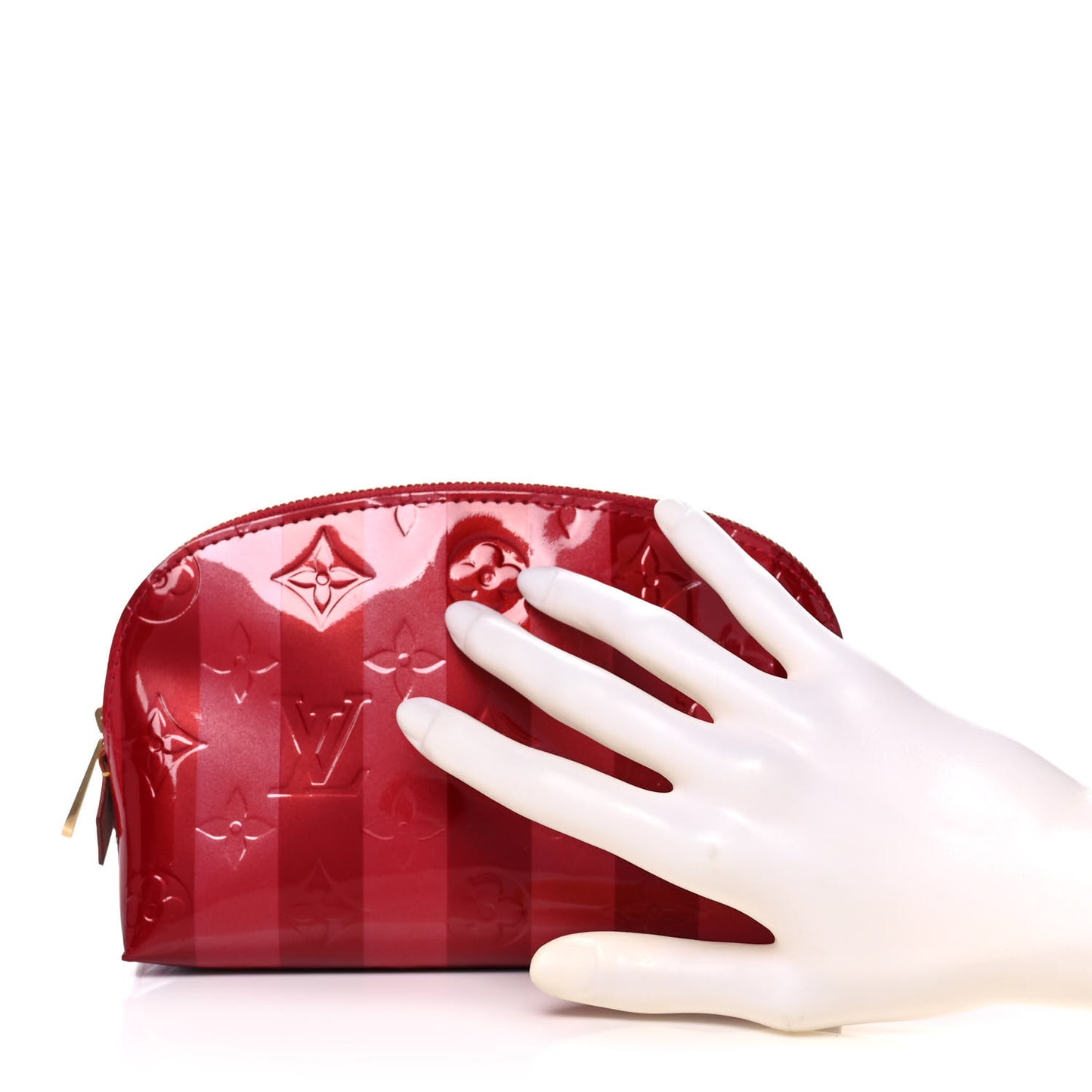Vernis Rayures Cosmetic Pouch Pomme D'Amour