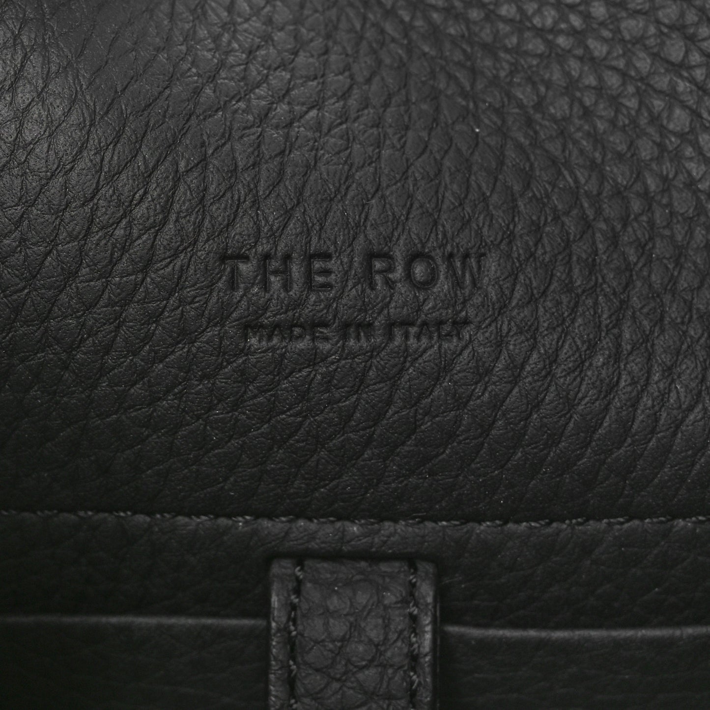 Grained Calfskin Soft Margaux 10 Bag Black