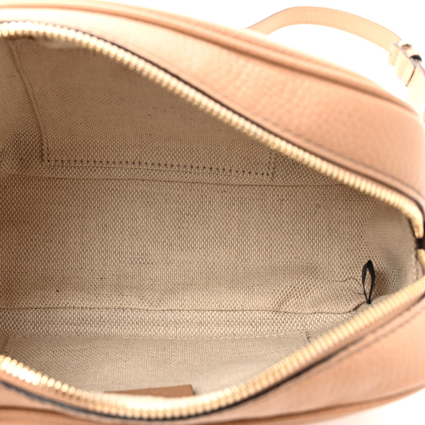 Pebbled Calfskin Small Soho Disco Bag Camelia