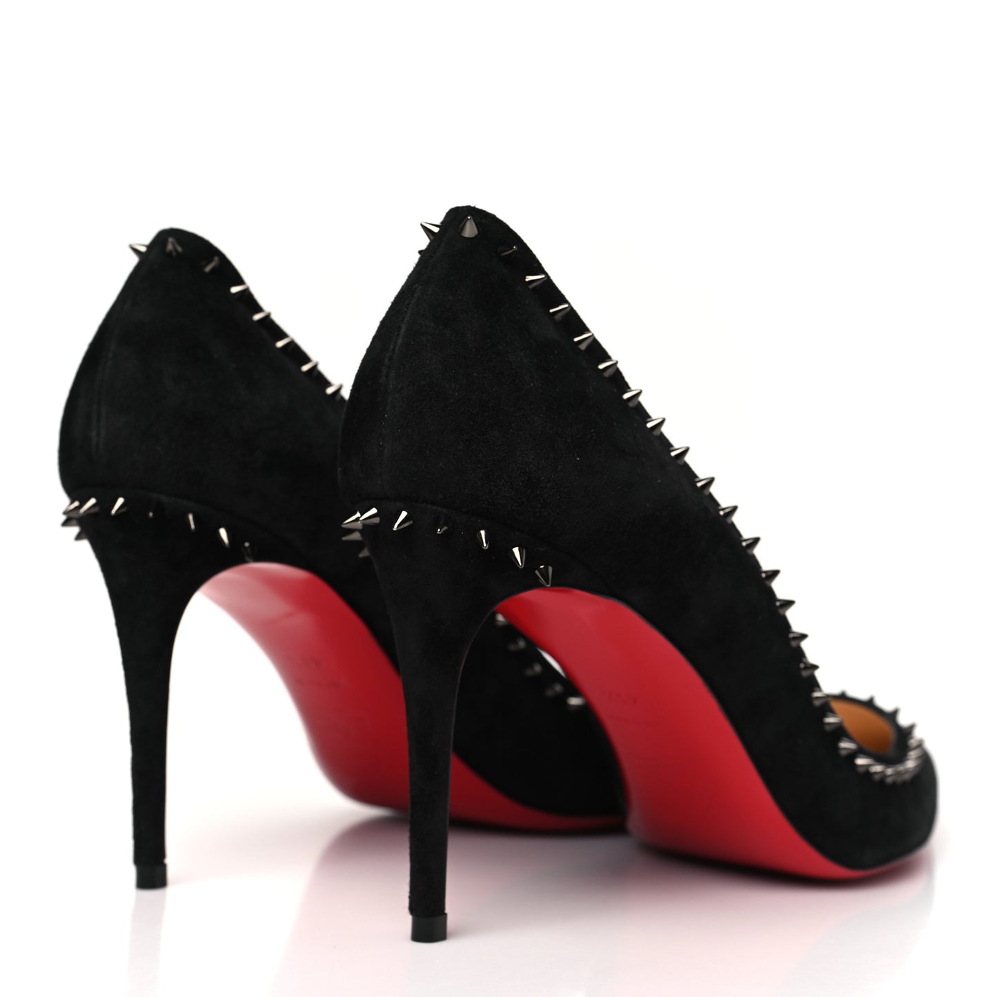 Veau Velours Anjalina 85 Pumps 41.5 Black Gun
