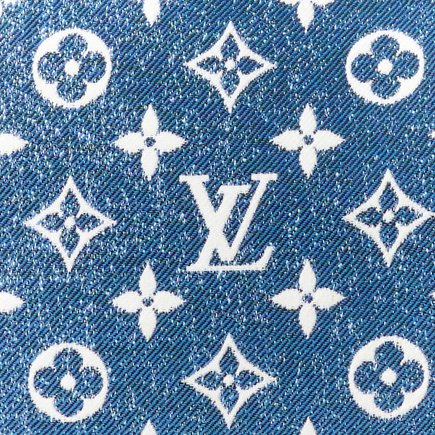 Monogram Jacquard Denim Speedy Bandouliere 25 Bleu