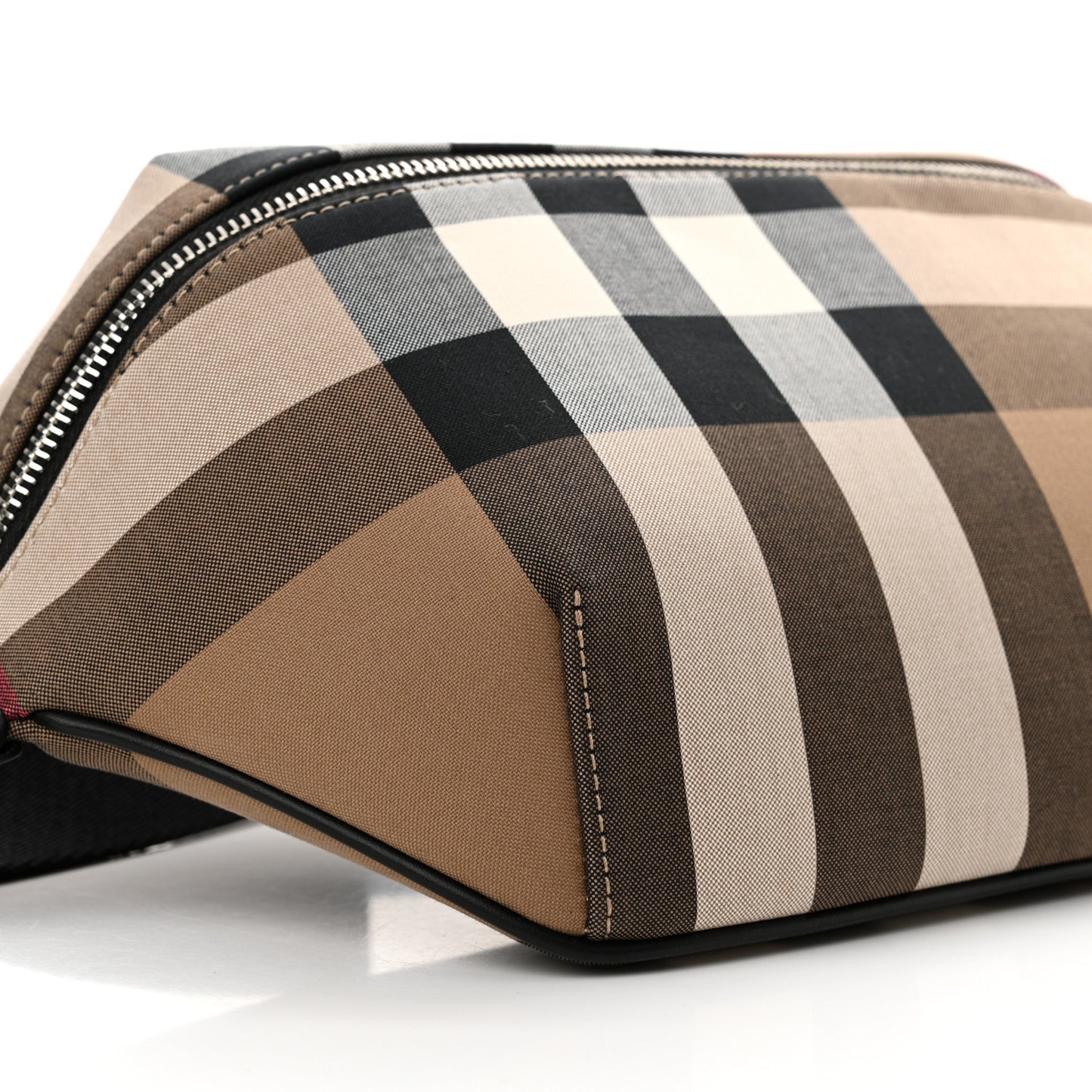 House Check Sonny Bum Bag Taupe Brown