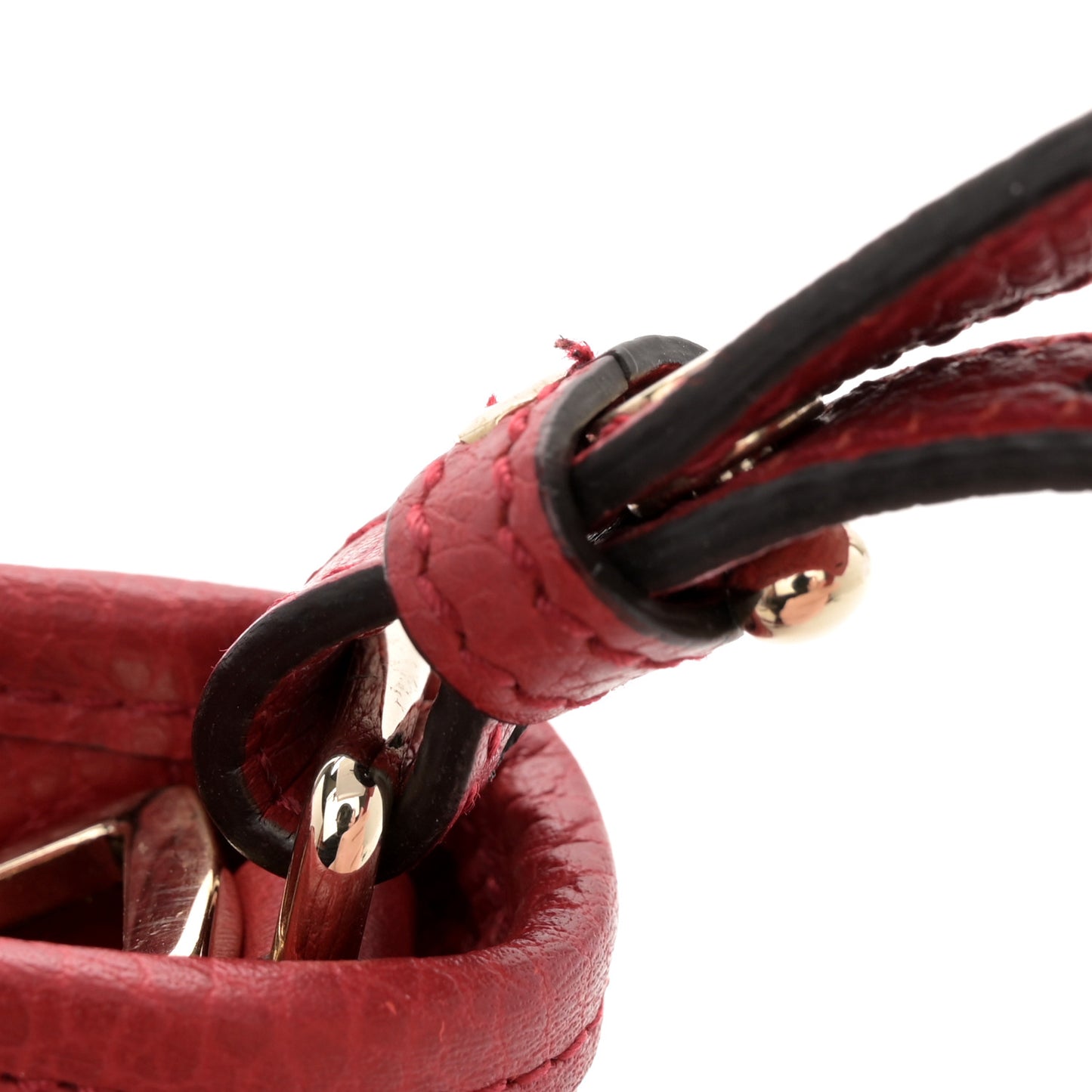 Monogram Small Bree Tote Red