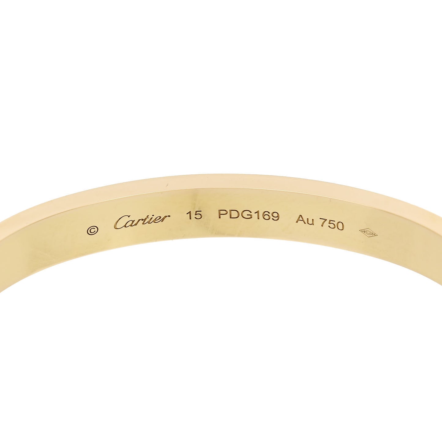 18K Yellow Gold LOVE Bracelet 15