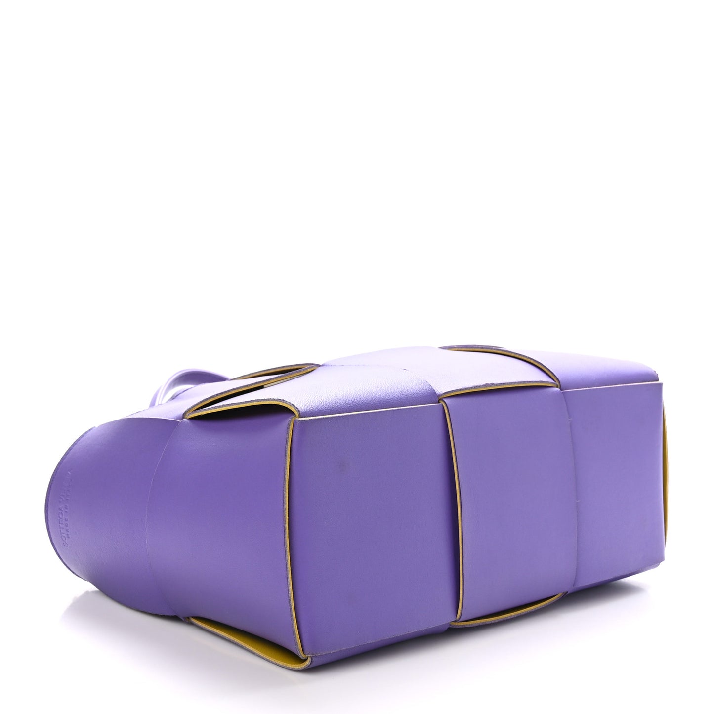 Nappa Maxi Intrecciato Small Arco Tote Purple