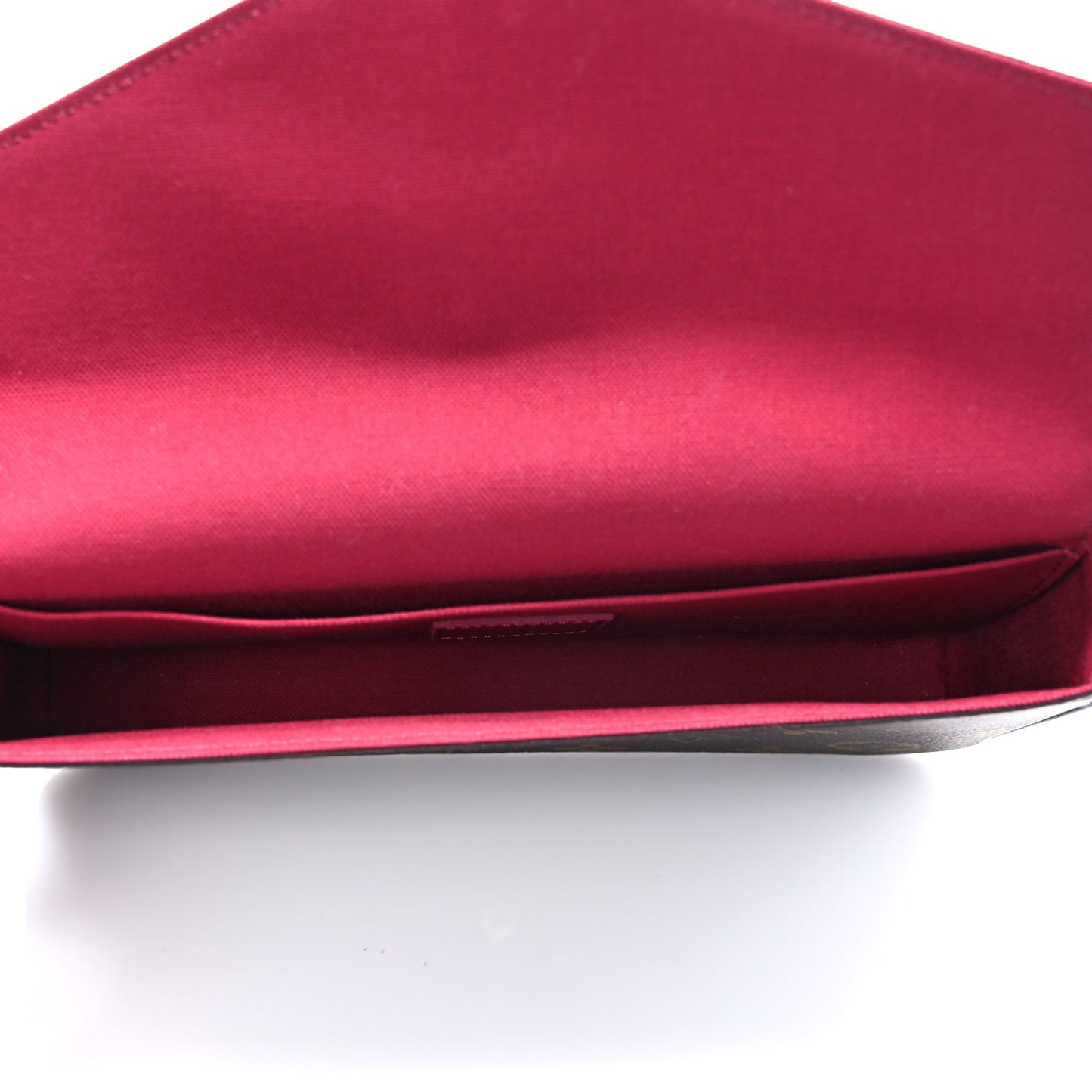 Monogram Pochette Felicie Chain Wallet Fuchsia