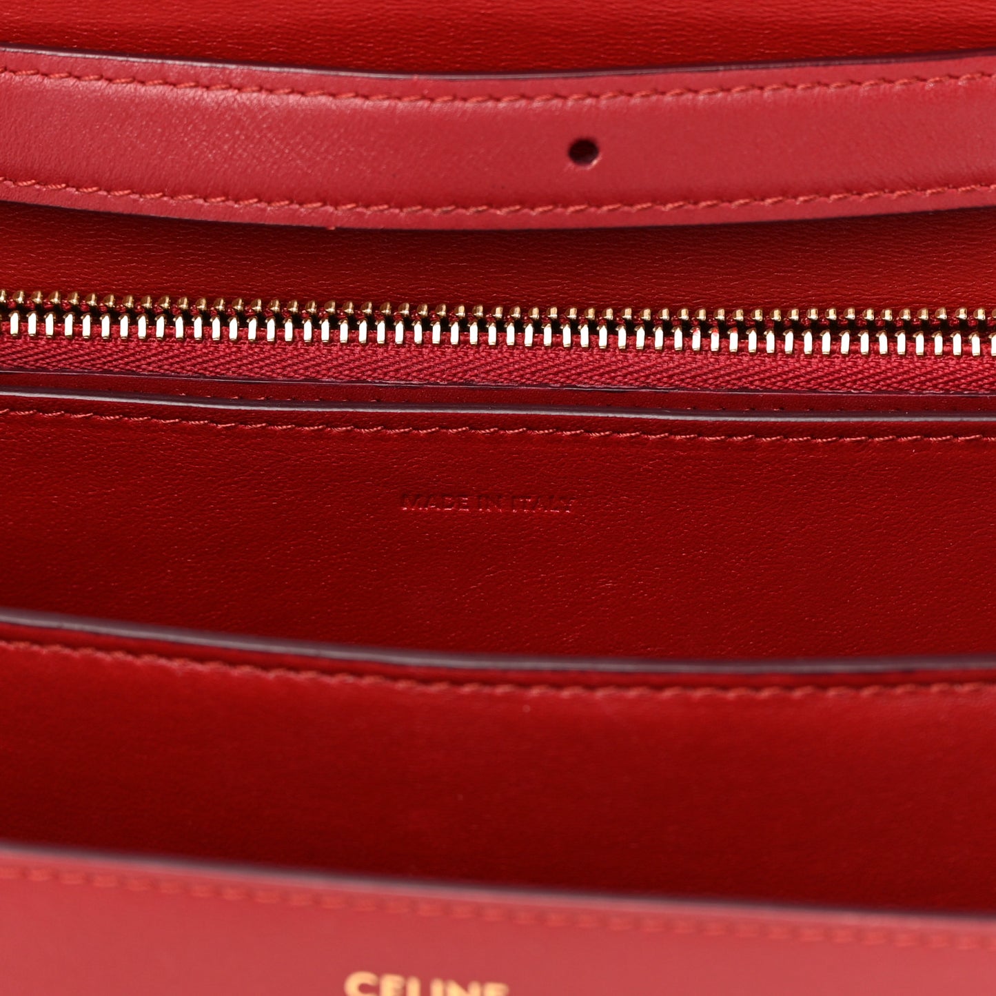 Box Calfskin Medium Classic Box Flap Bag Dark Brick