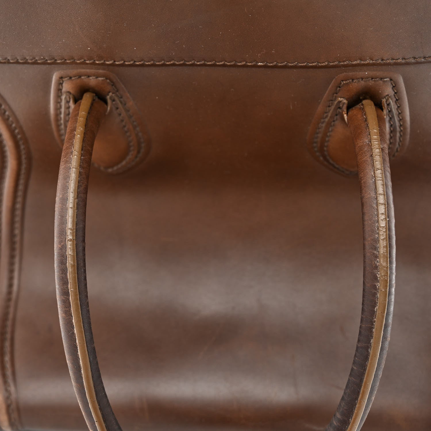 Celine Supple Calfskin Medium Phantom Luggage Taupe 11 of 17