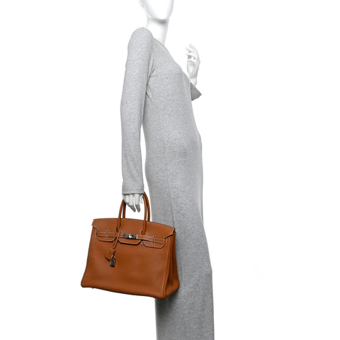 Togo Birkin 35 Gold