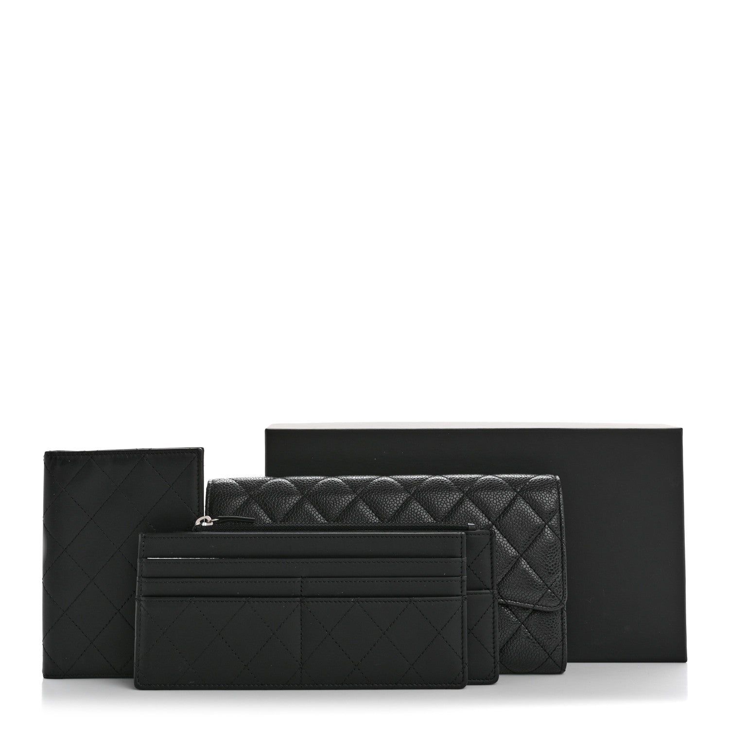 Chanel Caviar Quilted Travel Wallet Black 11 of 11