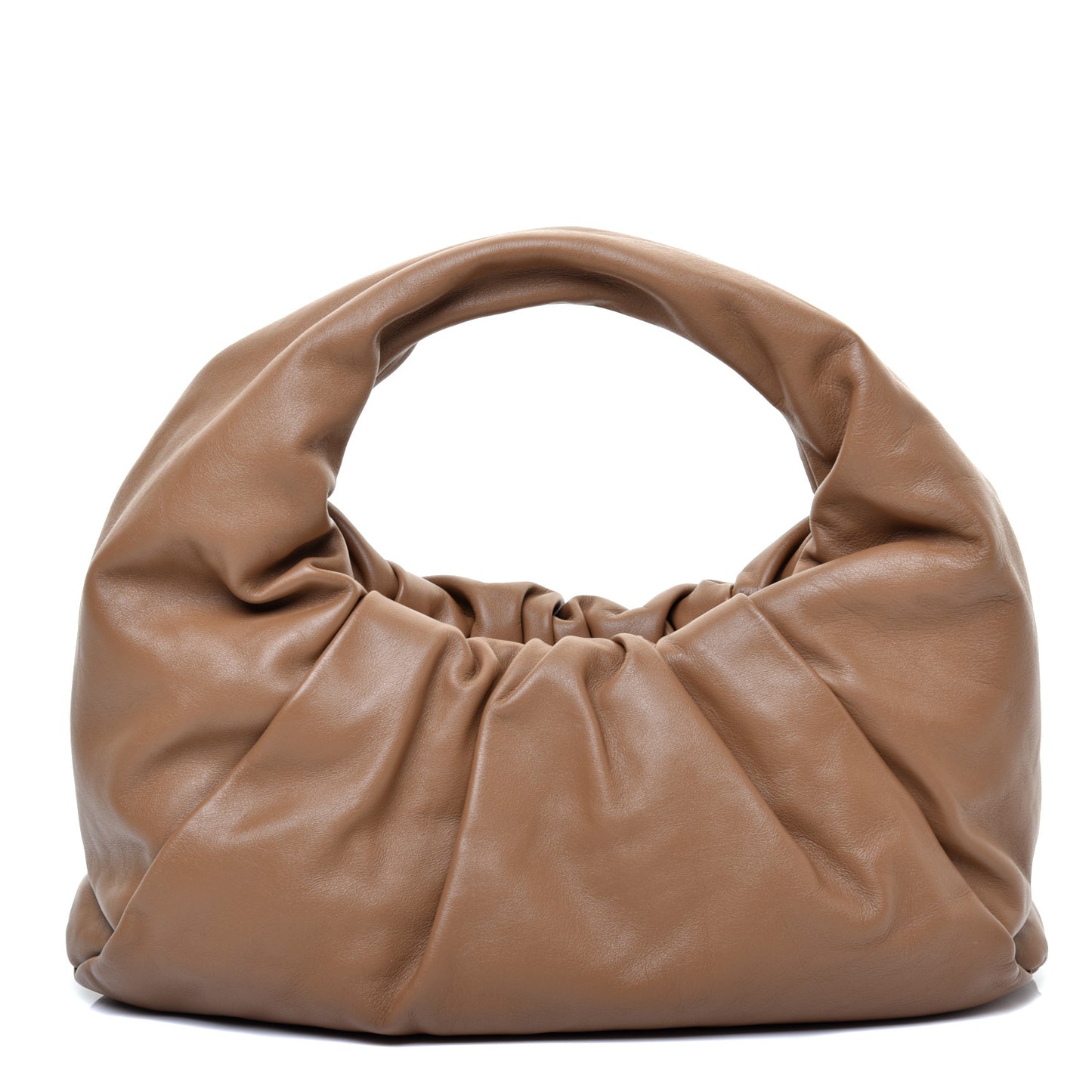 Smooth Butter Calfskin Small The Shoulder Pouch Cammello