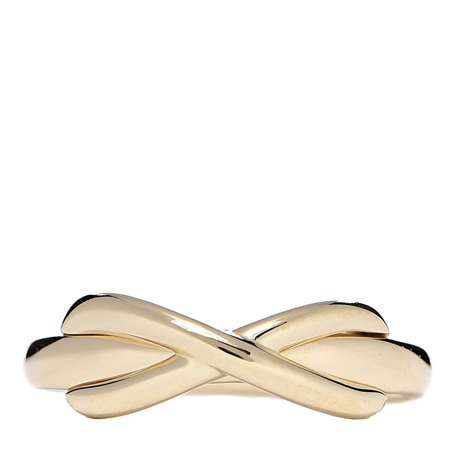 Tiffany 18K Yellow Gold Infinity Ring 48 4.5 1 of 5