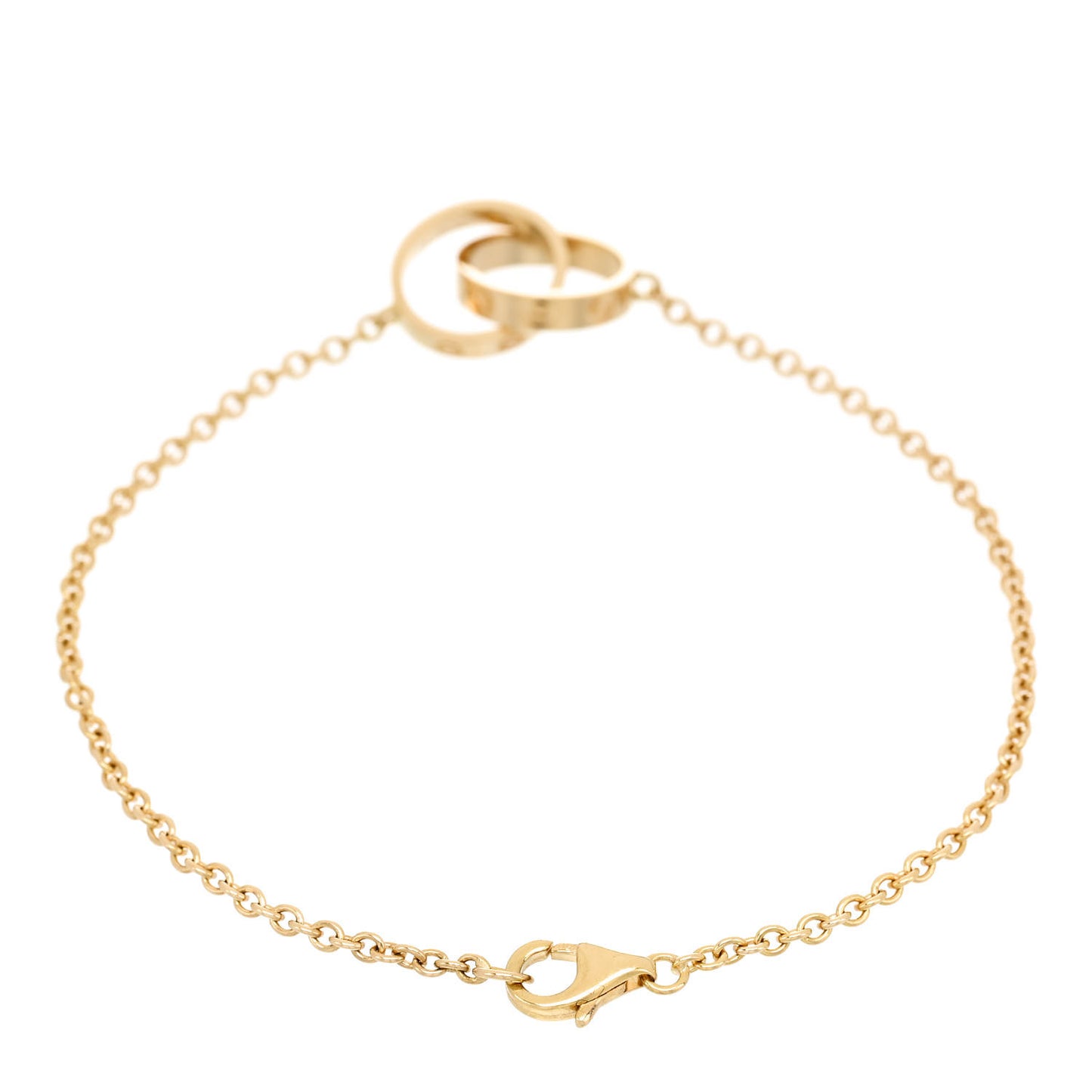 18K Yellow Gold Interlocking LOVE Bracelet