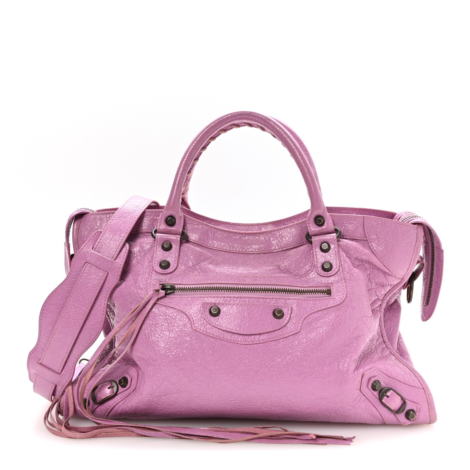 Balenciaga Agneau Classic Hardware City Rose Berlingot 1928444