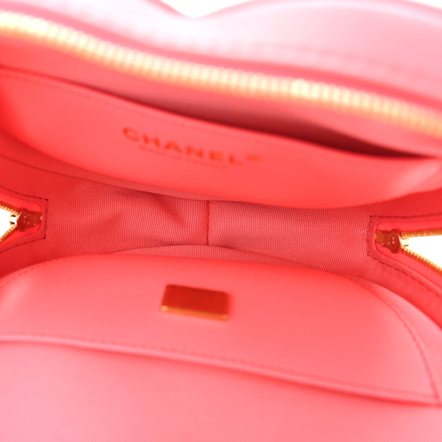 Lambskin Quilted CC In Love Heart Bag Pink