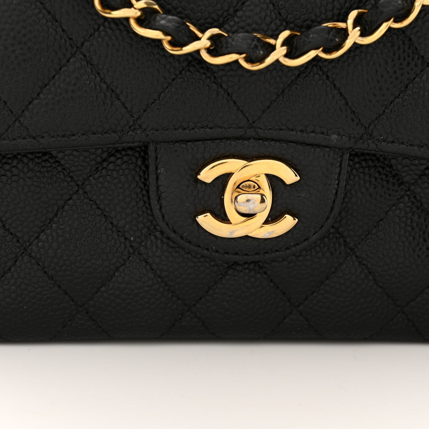 Chanel Caviar Quilted Small Double Flap Black 15 of 16