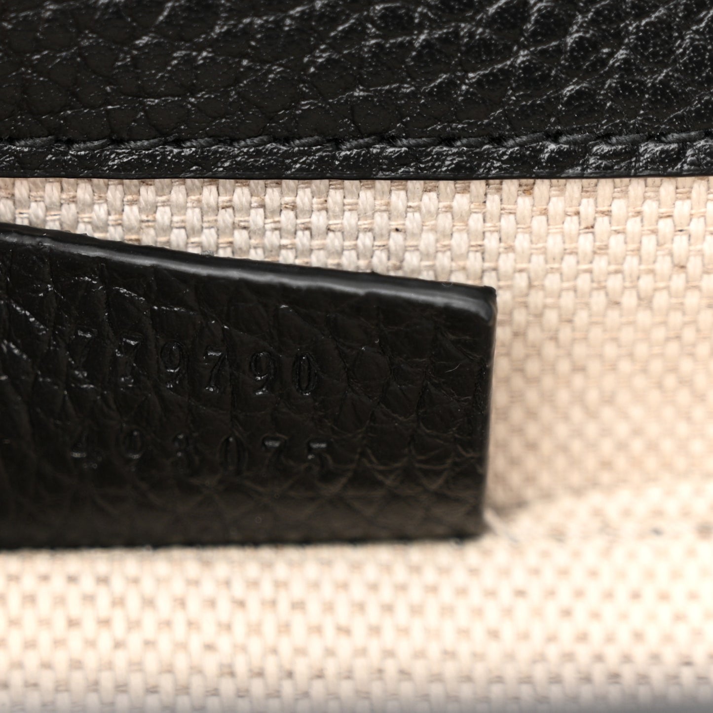 Knight Calfskin Small GG Marmont Chain Handle Bag Black