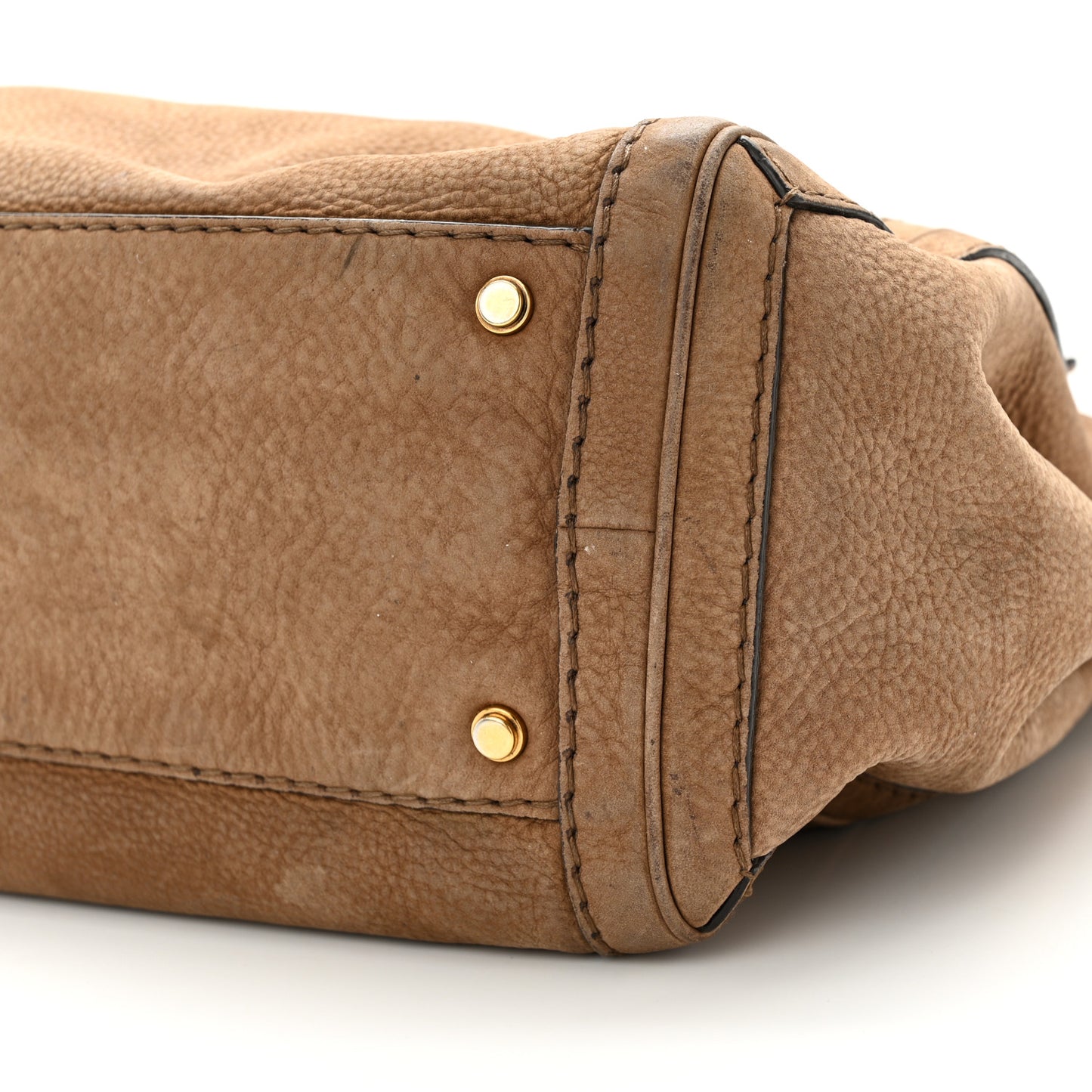 Suede Medium GG Running Tote Brown
