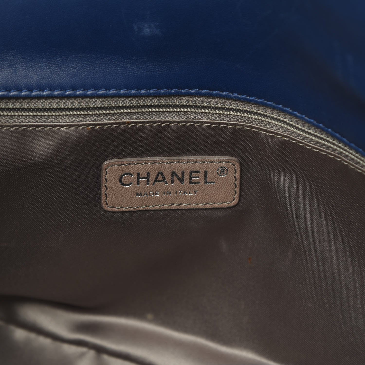 Chanel Patent Calfskin Mademoiselle Lock Bijoux Chain Flap Blue 6 of 16