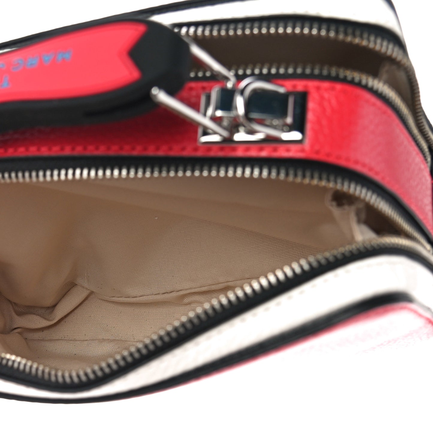 X Peanuts Calfskin The Box Crossbody Red