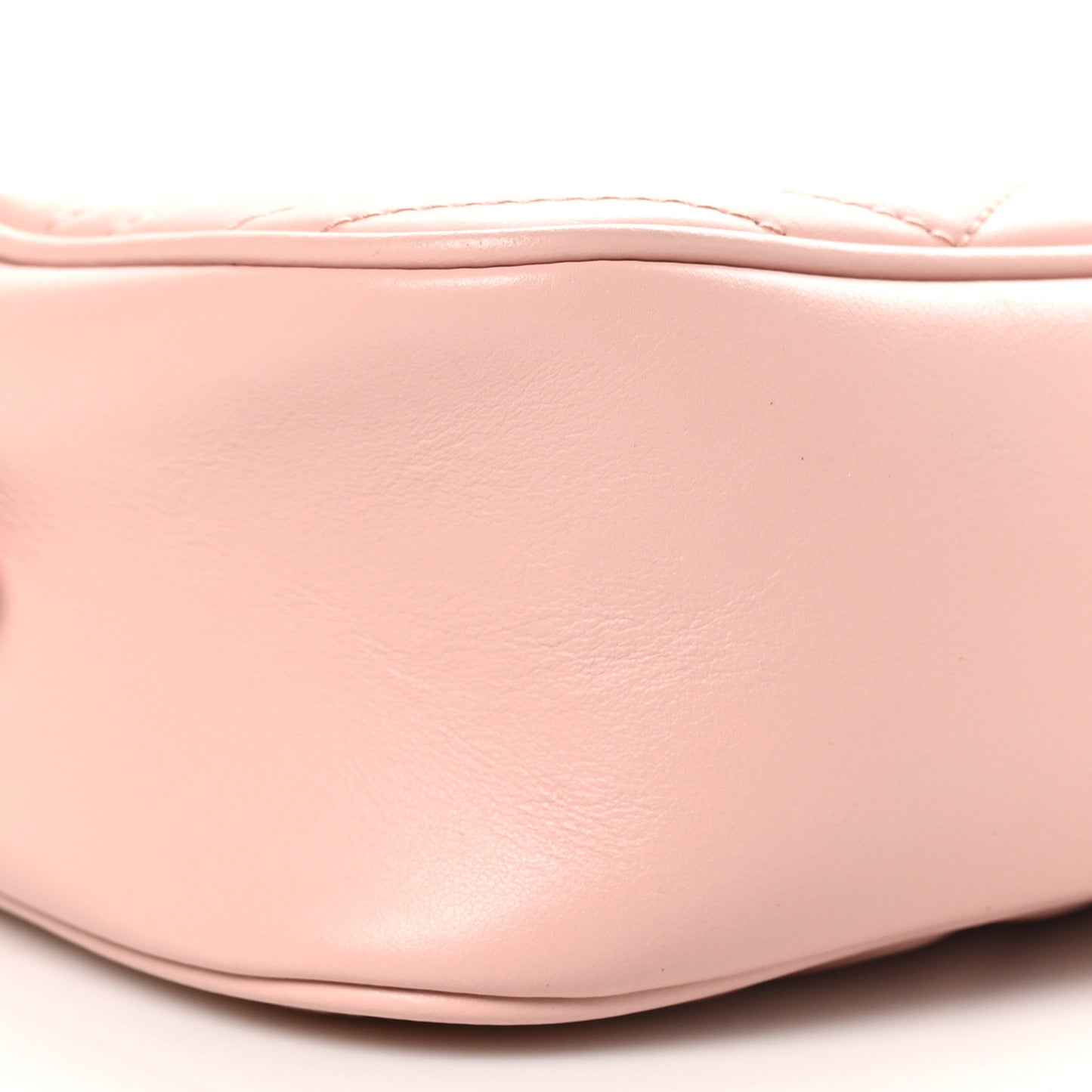 Calfskin Matelasse Small GG Marmont Chain Shoulder Bag Perfect Pink