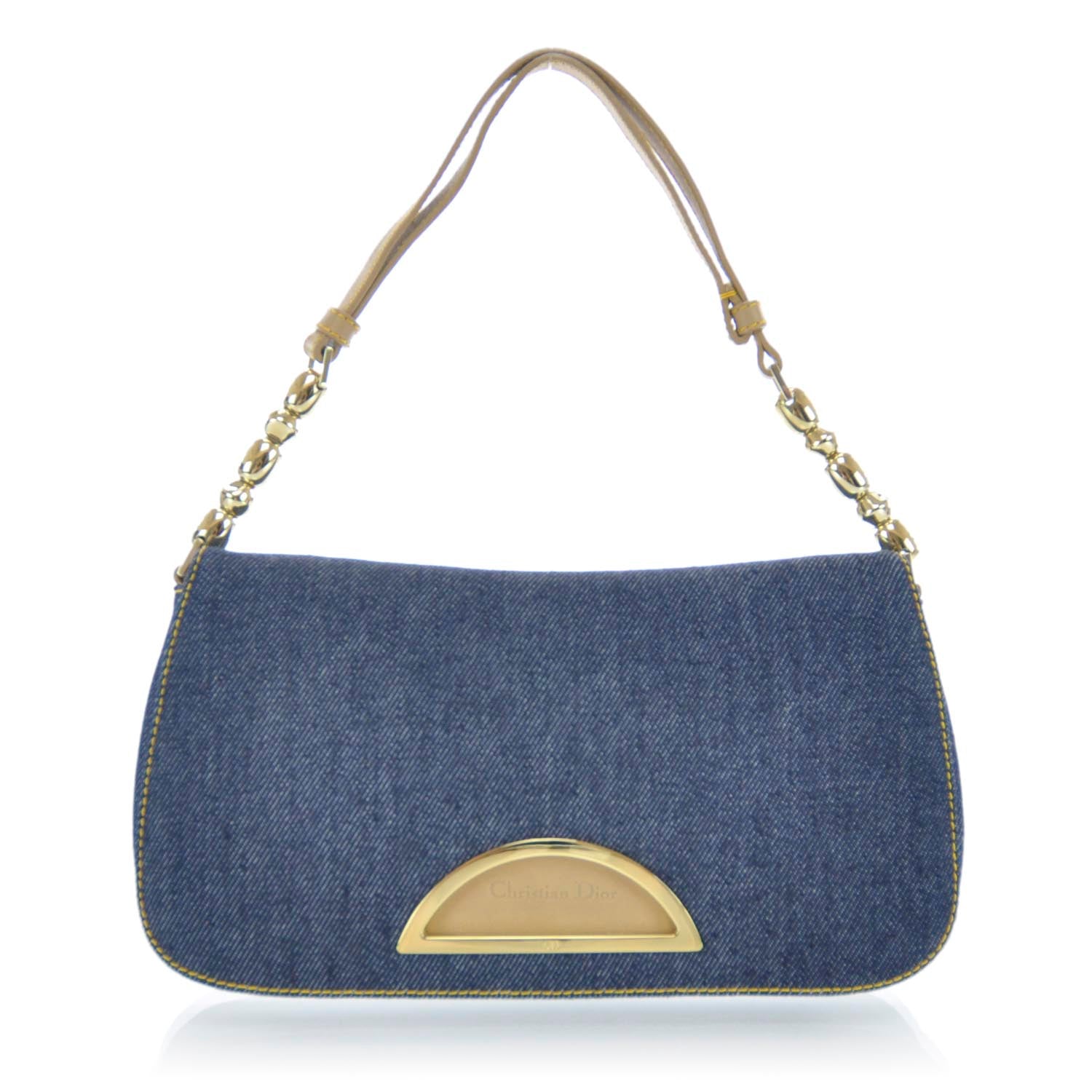 Christian Dior Blue Denim Malice Backpack Christian Dior Denim Malice Shoulder Bag Dark Blue 1460482  main image 4