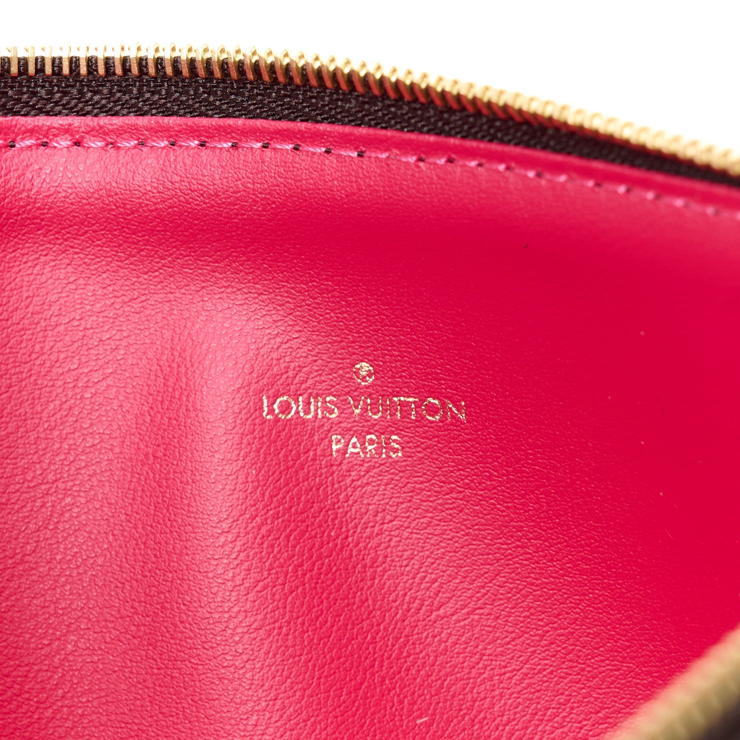 Louis Vuitton LOUIS VUITTON Monogram 2021 Christmas Animation Hollywood Pochette Felicie Chain Wallet Fuchsia 11 of 14