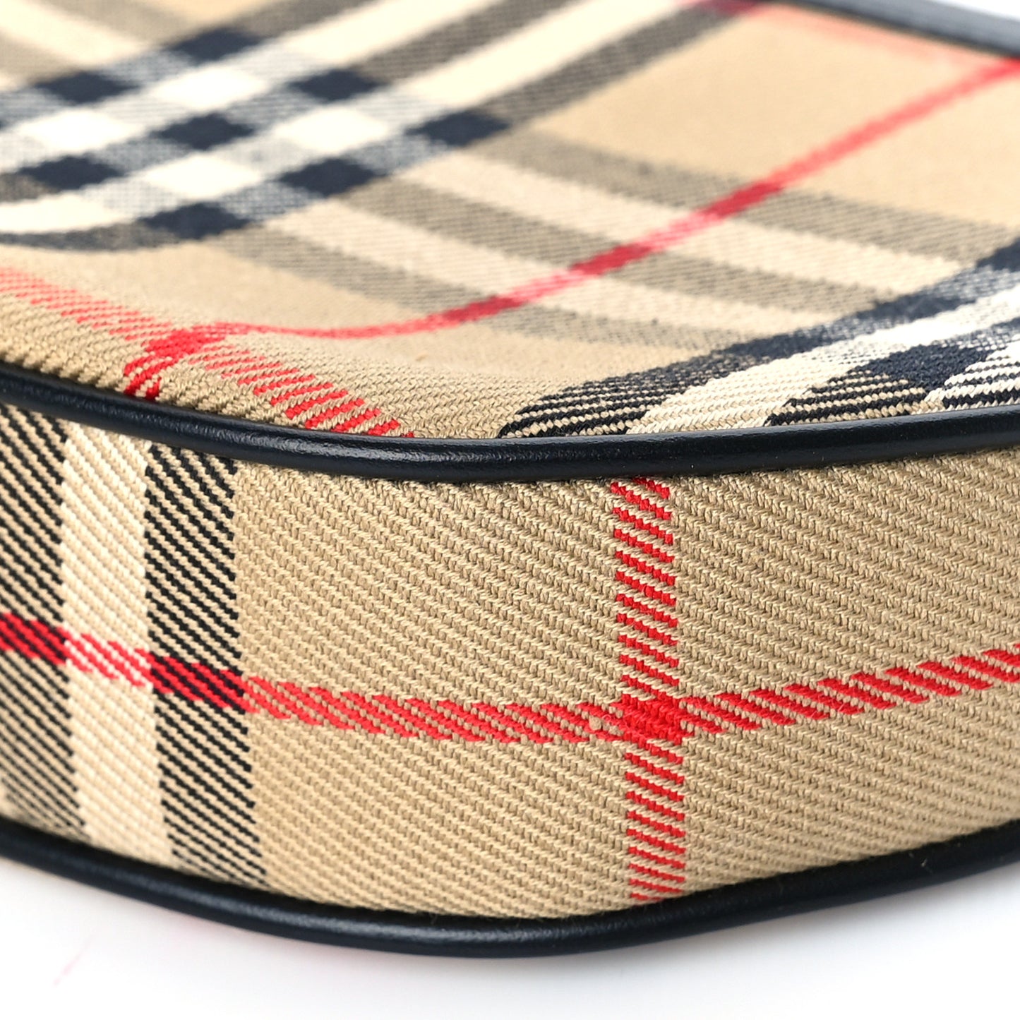 Vintage Check Calfskin Olympia Pouch Archive Beige