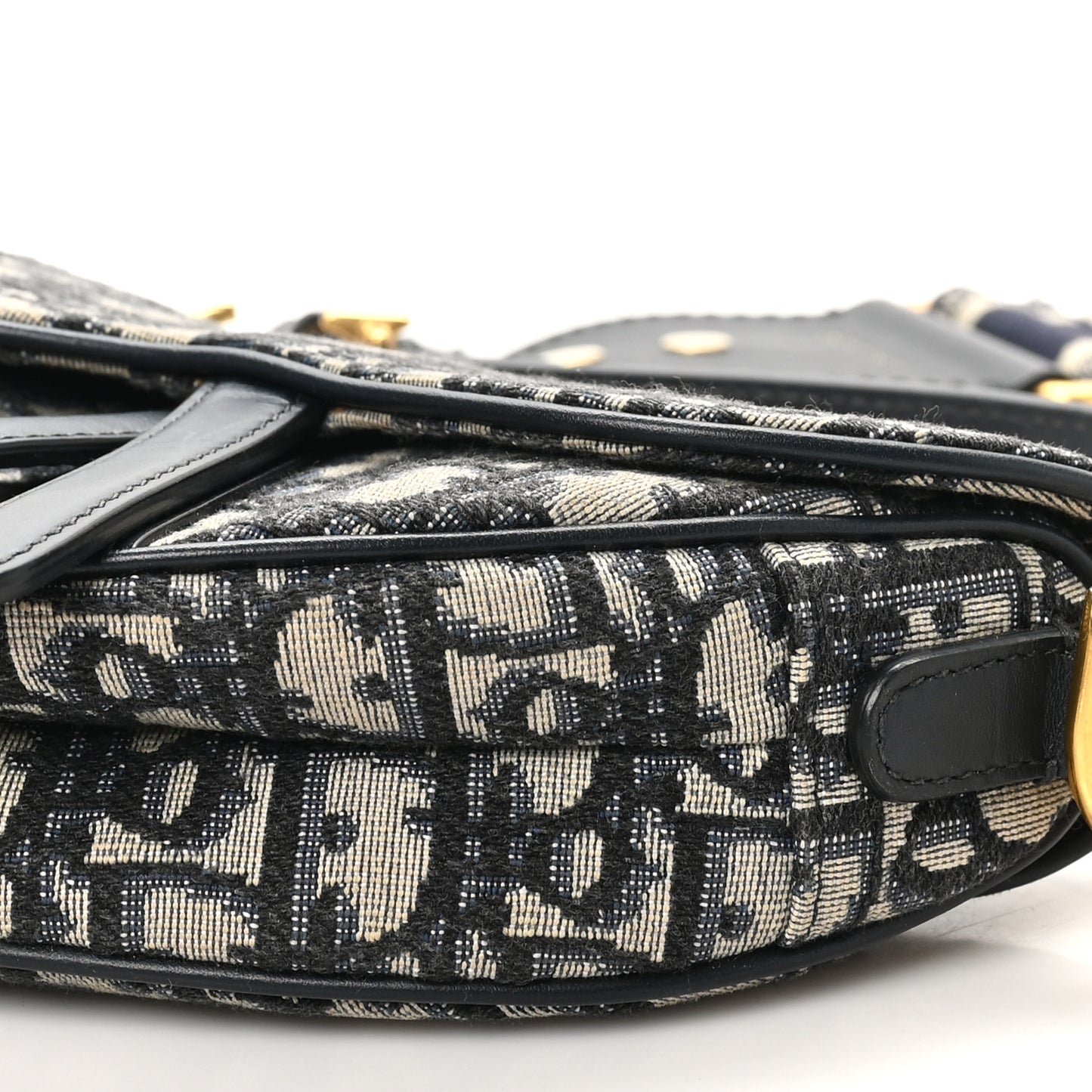 Oblique Mini Saddle Bag Blue