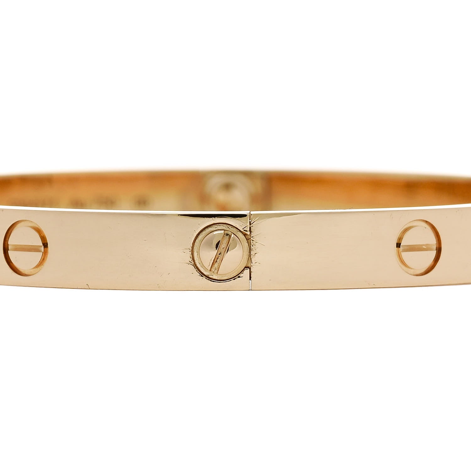 Cartier 18K Yellow Gold LOVE Bracelet 19 4 of 8