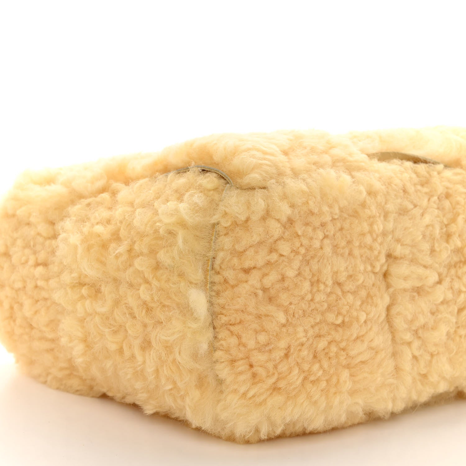 Bottega Veneta Shearling Small Intrecciato Arco Tote Teddy 8 of 9