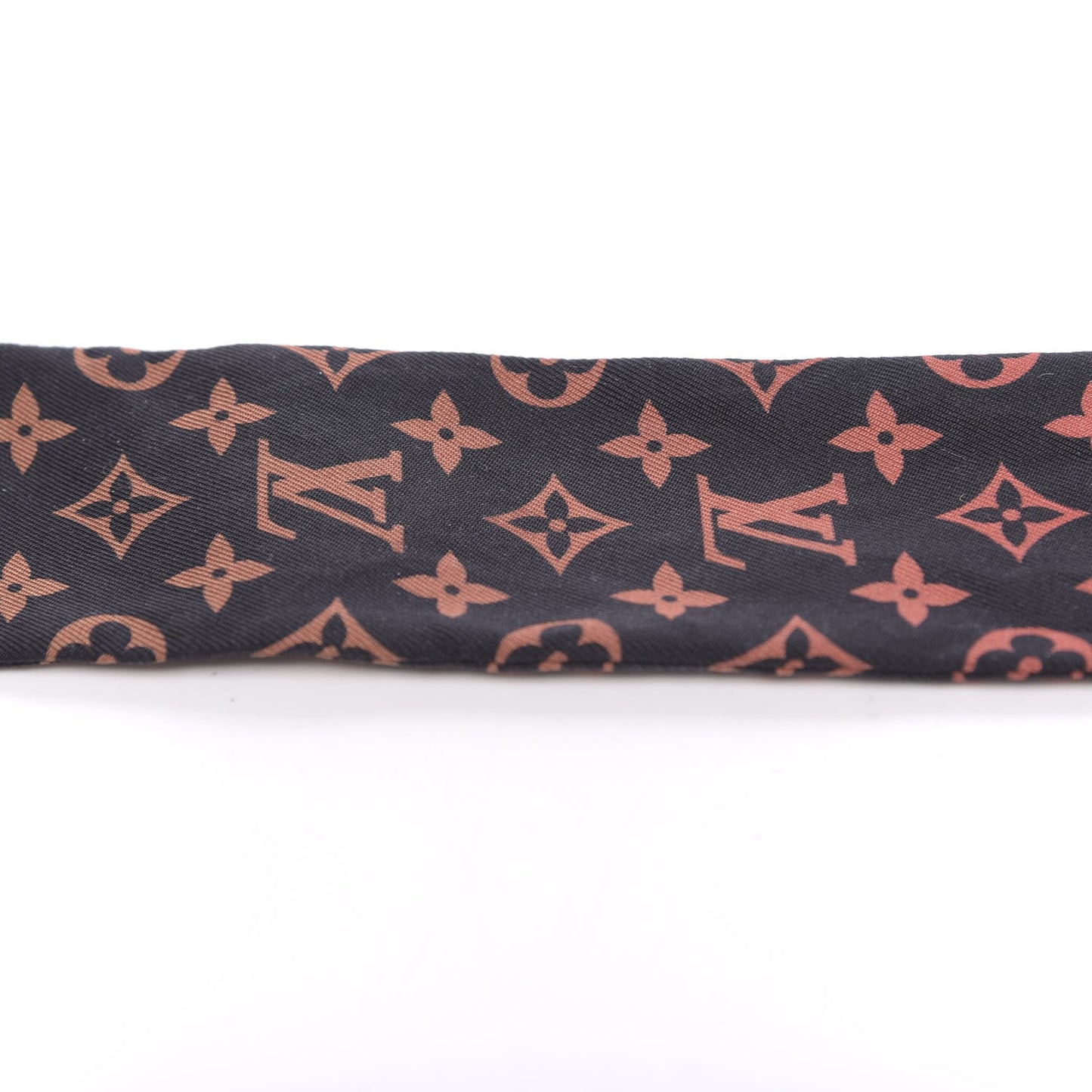 Silk Monogram Rising Confidential BB Bandeau Beige
