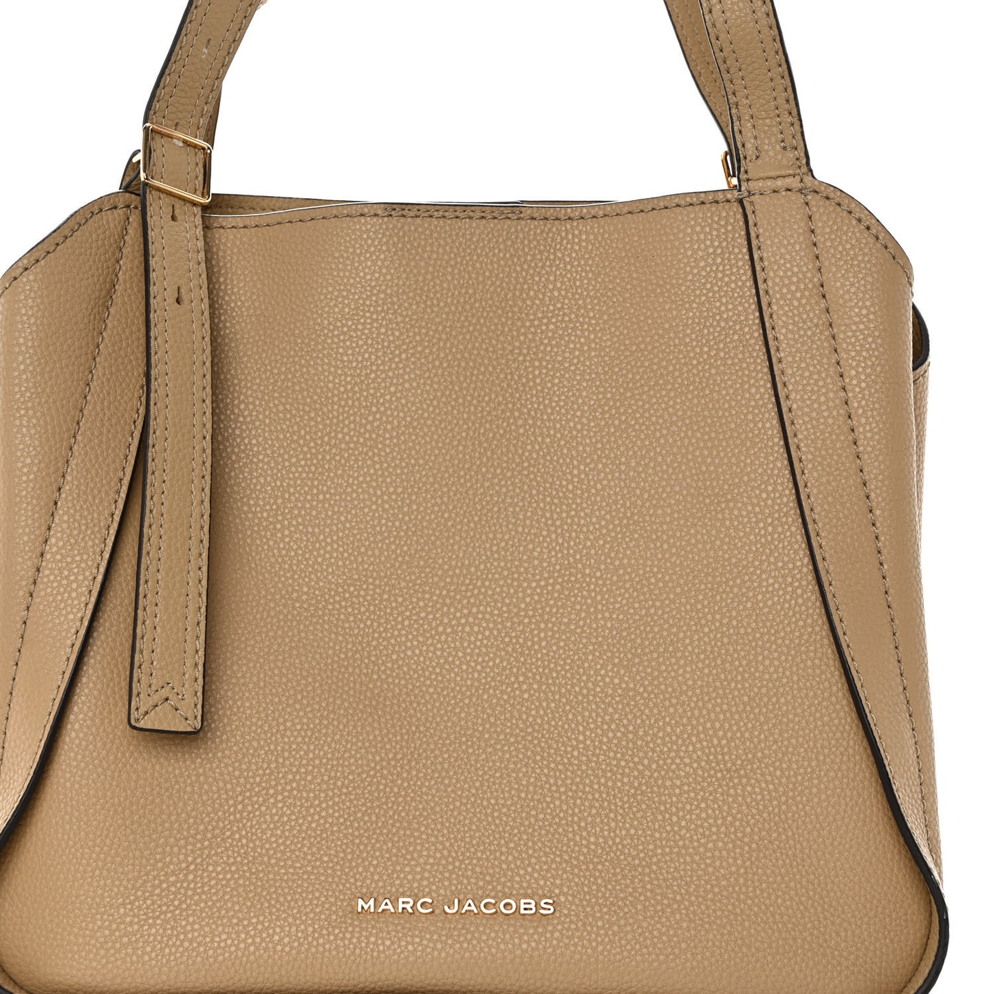 Grained Calfskin The Director Tote Beige