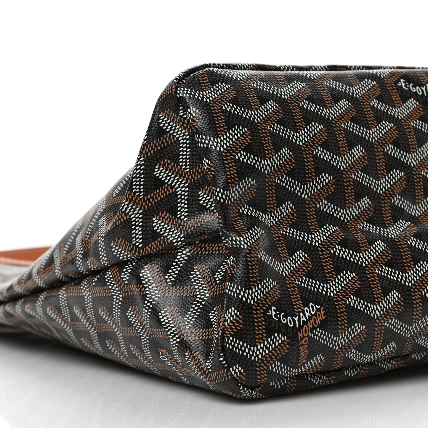 Goyardine Boheme Hobo Black Gold