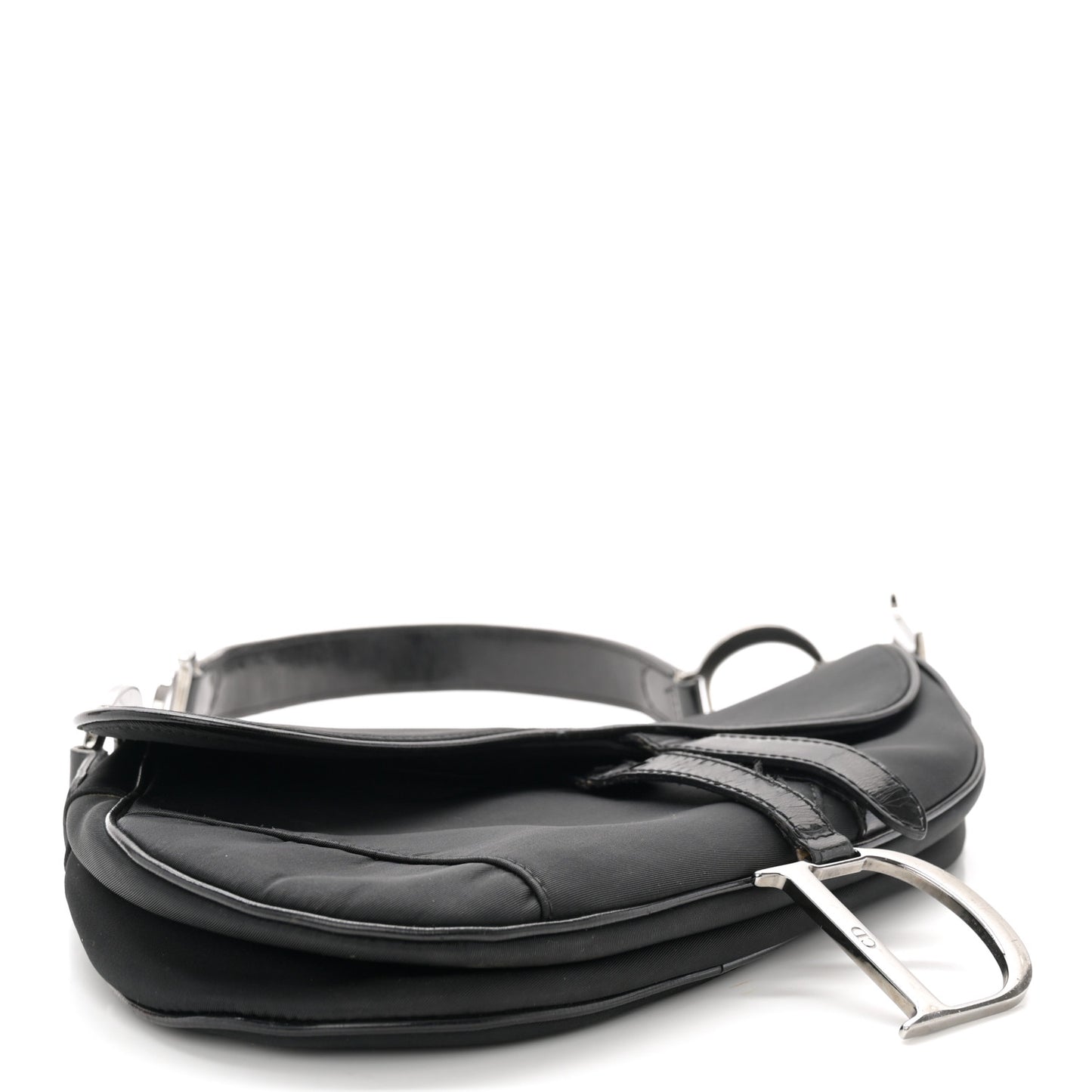 Nylon Saddle bag Black