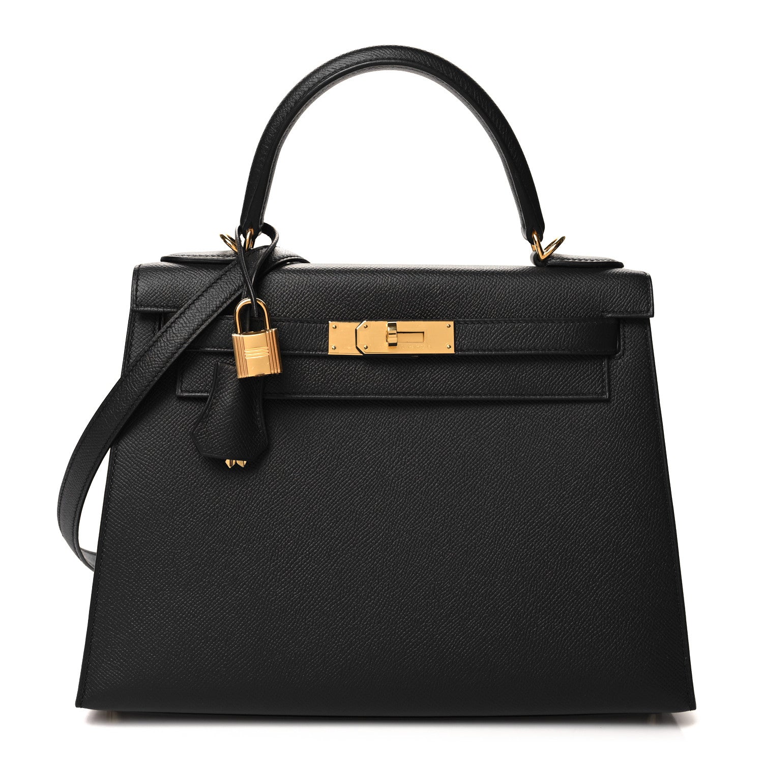 Hermes Epsom Kelly Sellier 28 Black 1 of 11