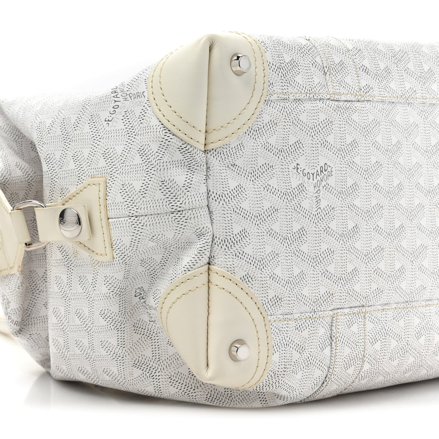Goyardine Boeing 30 White