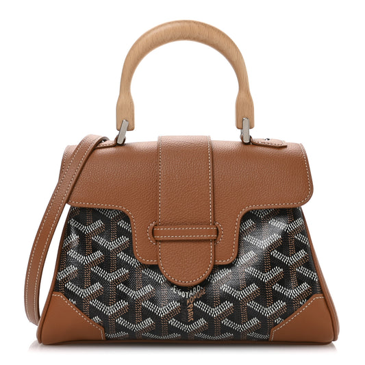 Goyardine Mini Saigon Black Gold